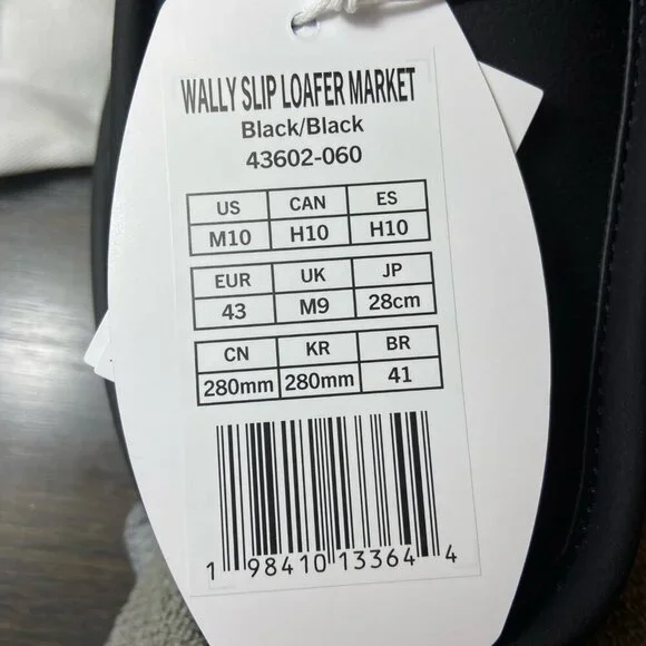 HEYDUDE Wally Slip Loafer Market – Men’s 10 (11.5–12 Woman's size) -Black – NIB - Picture 7 of 9